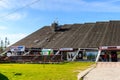 Tatranska Lomnica, Slovakia, a skiing and hiking resort Royalty Free Stock Photo