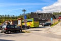 Tatranska Lomnica, Slovakia, a skiing and hiking resort Royalty Free Stock Photo