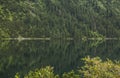 Tatry, Morskie Oko - a mountain range, Poland; a view of the lake. Royalty Free Stock Photo