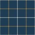 Tattersall pattern autumn fashion in blue, gold, off white. Herringbone textured seamless check graphic background windowpane. Royalty Free Stock Photo