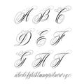 Tattoo alphabet