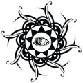 Tattoo Eye Royalty Free Stock Photo