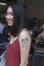Tattoo fashion in Viietnam Royalty Free Stock Photo