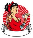 Tattoo girl