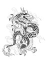 Tattoo Japanese Style Dragon