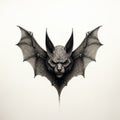 Kobalt: Tattooed Bat Pencil Drawing By Nicholas Pavlan