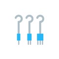 Tattoo needles icon. Simple color vector elements of tattooing icons for ui and ux, website or mobile application