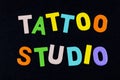 Tattoo studio creative artist professional salon sign