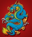 Coiled Chinese Dragon