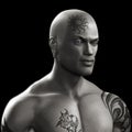 Tattooed man Royalty Free Stock Photo