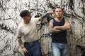 Tattooed men. Royalty Free Stock Photo