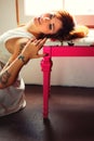 Tattooed Woman Royalty Free Stock Photo