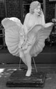 Tatue of the actress Marilyn Monroe iconic `Seven Year Itch`