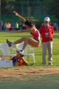 Tatyana Lebedeva long jump Royalty Free Stock Photo