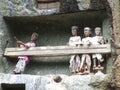 Tau-tau at Tana Toraja Lemo site in Sulawesi