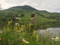 Taul Mare Lake, Rosia Montana, Romania Royalty Free Stock Photo