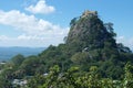 Taung Kalat Monastery on Popa Mount in Bagan, Myanmar