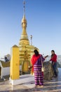 Taung Kwe Paya in Loikaw, Myanmar Royalty Free Stock Photo