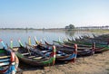 Taungthaman Lake Royalty Free Stock Photo