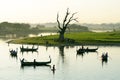 Taungthaman Lake Royalty Free Stock Photo