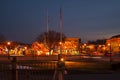 Taunton Green at Christmas Royalty Free Stock Photo