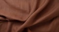 Medium Brown Shantung Silk Fabric - Natural Shade With Whistlerian Dansaekhwa Style