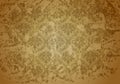 Taupe Grunge wallpaper pattern Royalty Free Stock Photo