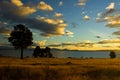 Taupo Sunset Royalty Free Stock Photo