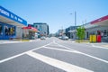 Tauranga city street and buildings