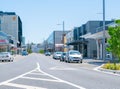 Tauranga city street and buildings