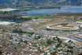 Aerial image Barpark stadium and surrounding roading works