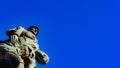 Taurasi, Avellino, Campania, Italy: detail of statue dedicated to the war dead