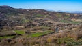 Taurasi, Avellino, Campania, Italy: panorama view of hills and mountains