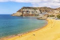 Tauro beach Playa de Tauro on Gran Canaria island, Spain Royalty Free Stock Photo