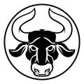 Taurus Bull Horoscope Zodiac Sign Royalty Free Stock Photo