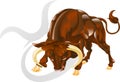 Taurus the bull star sign Royalty Free Stock Photo