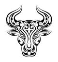 Taurus tattoo as zodiac symbol