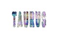 Taurus zodiac, Bull horoscope, Banner, Poster and Sticker