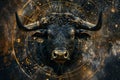 Taurus zodiac sign, Bull horoscope astrology. Royalty Free Stock Photo