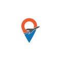 Taveling icon Vector Illustration design Logo Royalty Free Stock Photo