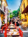 Tavern in the old town, Athens, Greece