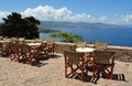 Taverna at the top of the Hill Molyvos Royalty Free Stock Photo