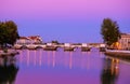 TAVIRA, ALGARVE, PORTUGAL - MAI 25, 2019: View on the old city of Tavira Royalty Free Stock Photo