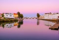 TAVIRA, ALGARVE, PORTUGAL - MAI 25, 2019: View on the old city of Tavira Royalty Free Stock Photo