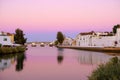 TAVIRA, ALGARVE, PORTUGAL - MAI 25, 2019: View on the old city of Tavira Royalty Free Stock Photo