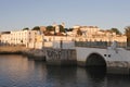Tavira, Portugal, Algarve - old roman bridge Royalty Free Stock Photo