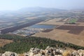 Tavor & Jezreel Valley from Mount Precipice Royalty Free Stock Photo