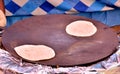 Tawa roti Indian food on circular pan