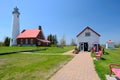 Tawas Point Lighthouse, built in 1876 Royalty Free Stock Photo