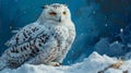 Tawny Owl snow